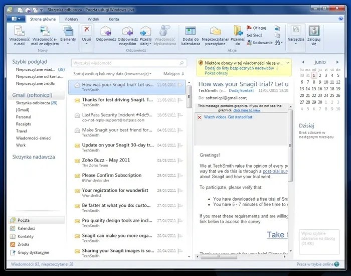 Windows Live Mail Descargar Clientes de correo electrónico